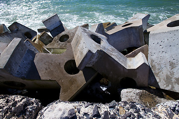 Image showing Dolos, Concrete Block 