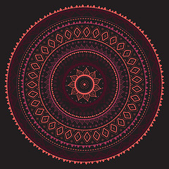 Image showing Mandala. Indian decorative pattern.