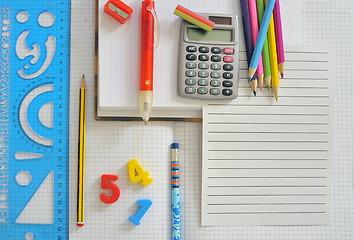 Image showing school supplies