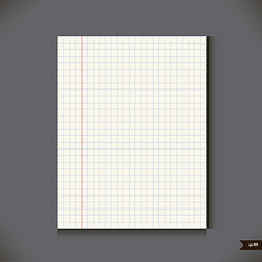 Image showing Paper sheet.Vector illustration