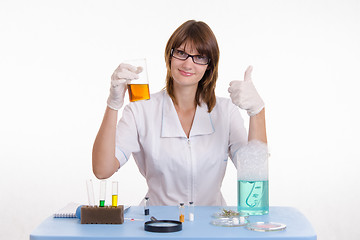 Image showing The girl turned chemist experience