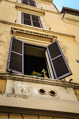 Image showing Old streets of Rome, Italy