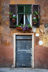 Image showing Old streets of Rome, Italy