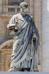 Image showing Saint Peter statue, Vatican city, Rome