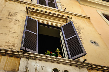 Image showing Old streets of Rome, Italy