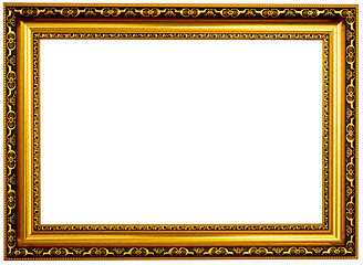 Image showing golden frame