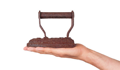 Image showing Old iron isolated 