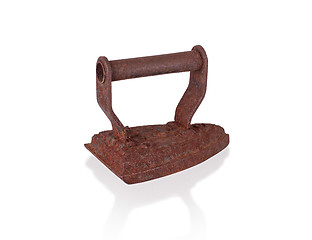 Image showing Old iron isolated 