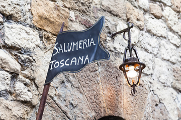 Image showing Tuscany butchery