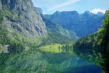 Image showing Obersee Bavaria Germany