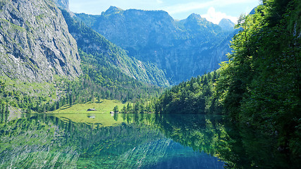 Image showing Obersee Bavaria Germany