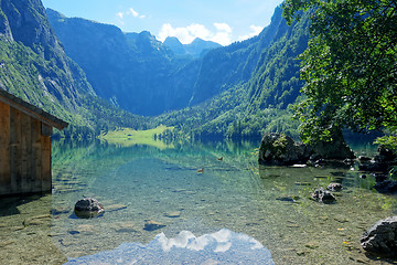 Image showing Obersee Bavaria Germany