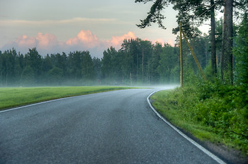 Image showing On the road