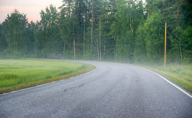 Image showing On the road