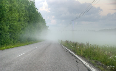 Image showing On the road