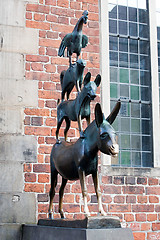 Image showing The Musicians of Bremen statue