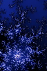 Image showing Dark Blue Fractal