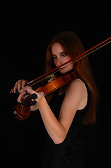 Image showing Woman playing the violin.