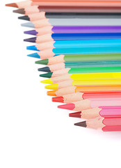 Image showing Colorful Pencils Border