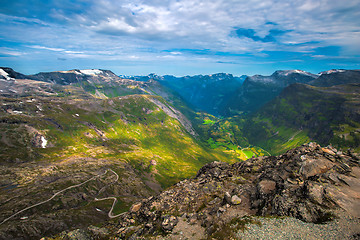 Image showing View of Geiranger