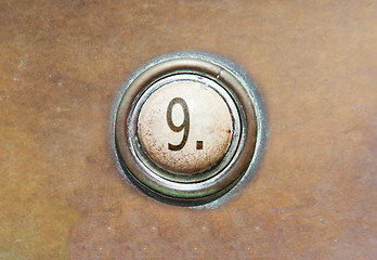 Image showing Old button - 9