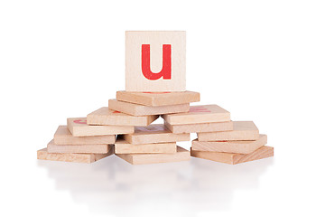 Image showing Alphabet - letter U