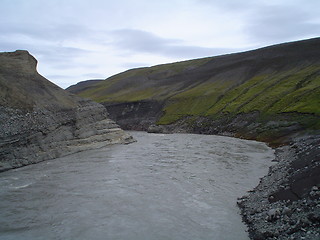 Image showing glacier river