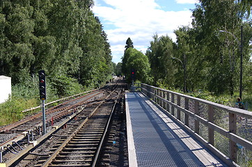 Image showing View from Sognsvann metro station