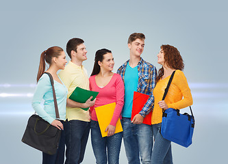 Image showing group of smiling teenagers