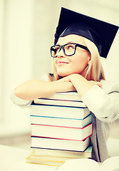 Image showing student in graduation cap