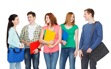 Image showing group of smiling students standing