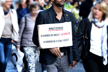 Image showing Protest Against ISIS
