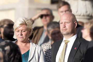 Image showing Siv Jensen and Anders Anundsen