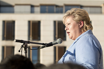 Image showing Erna Solberg