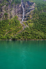 Image showing Geiranger in Norway