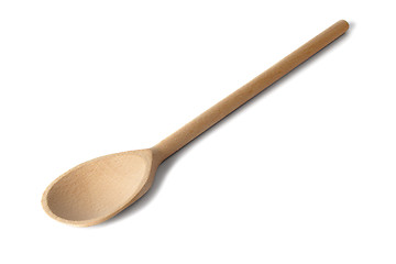 Image showing Big wooden spoon