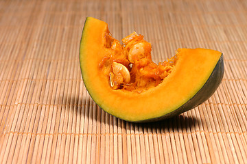Image showing fresh slice pumpkin