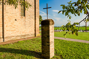 Image showing Votive aedicula devoted to Jesus Christ 