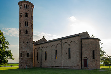 Image showing Italian medieval countryside church