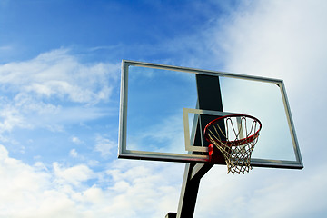 Image showing Basketball hoop