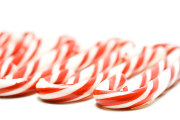 Image showing Christmas candy canes