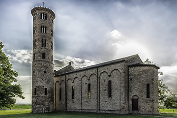 Image showing Italian medieval countryside church