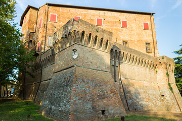 Image showing Medieval brick walls