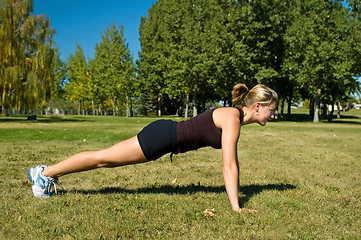 Image showing Push ups