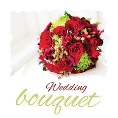 Image showing Vector wedding bouquet