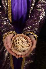 Image showing Bowl of frankincense