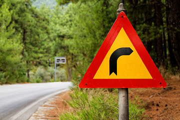 Image showing Sign along the road