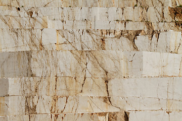 Image showing White marble quarry