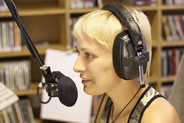 Image showing Radio dj and announcer