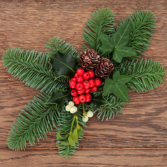 Image showing Christmas Floral Decoration